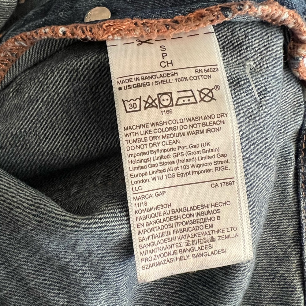 Gap Denim Overalls small size 28-30 and Massimo Dutti knitted top Medium - Picture 5 of 8